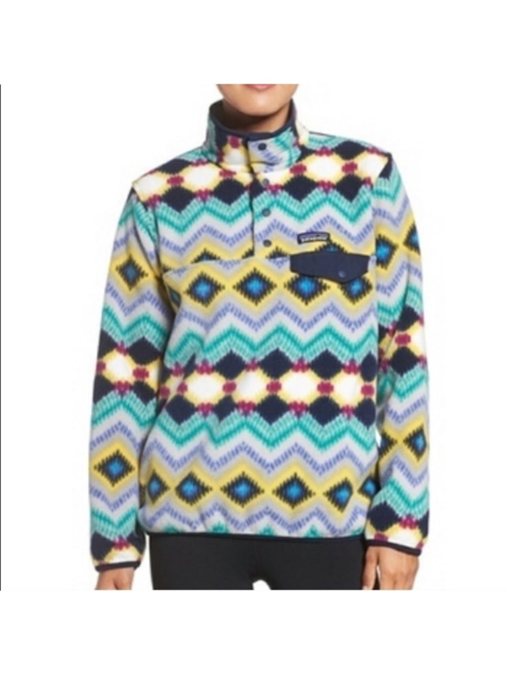 Patagonia Synchilla Fleece Pullover in Timber Twist Sz Large (women’s)